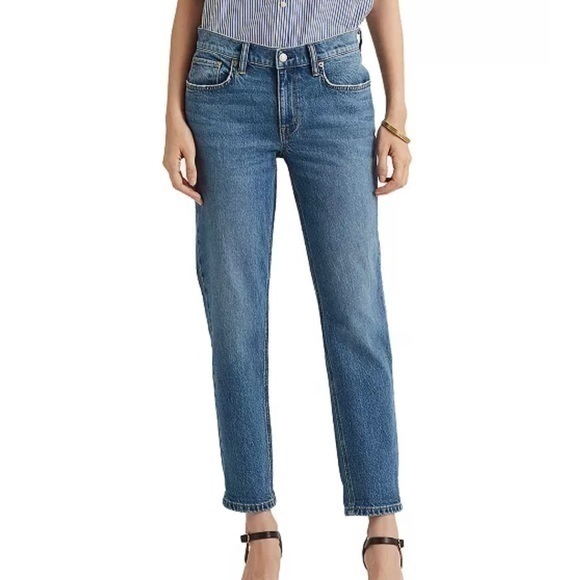 Lauren Ralph Lauren Denim - Lauren Ralph Lauren Medium Wash Relaxed Tapered Leg Jeans 14